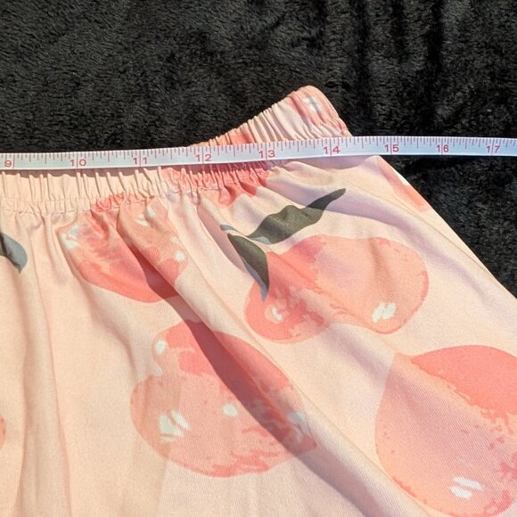 Peach Pajama Shorts Size 8-10 - Picture 3 of 6